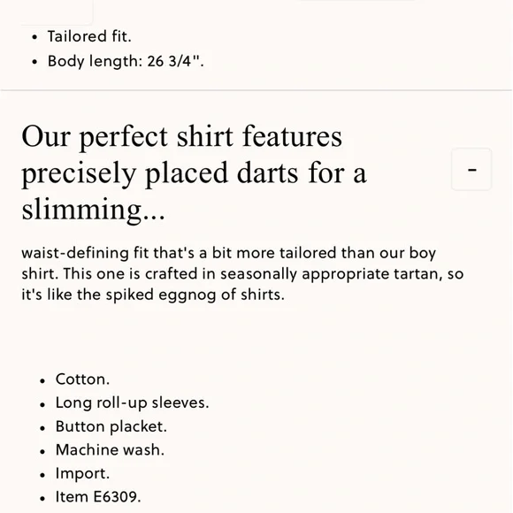 Perfect shirt in Stewart plaid - Picture 4 of 9